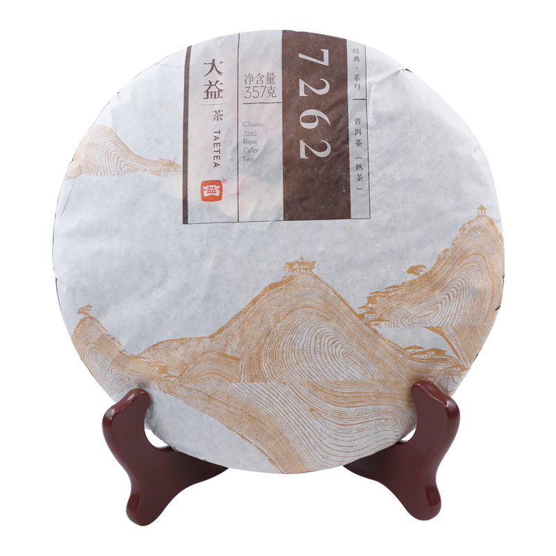 【品饮版】大益普洱茶 2014年7262 普洱熟茶357g/饼 