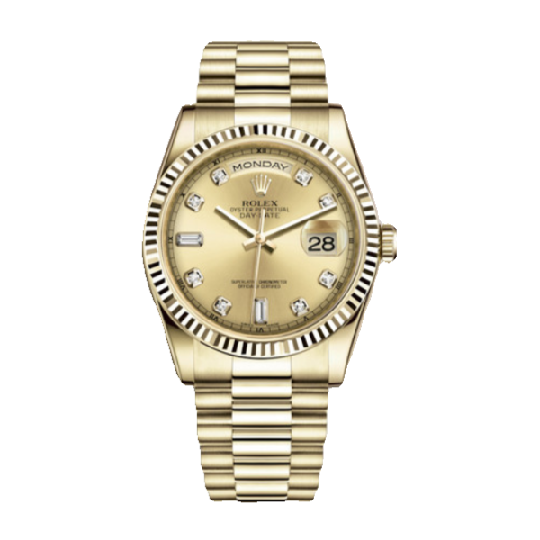 99新 Rolex/劳力士 星期日历型118238/表径36/15全套/公价278500