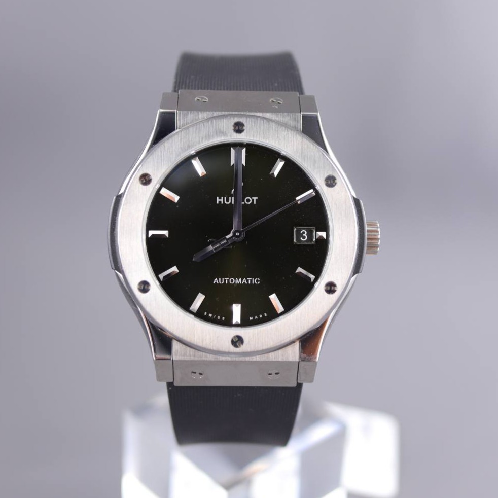 95新 Hublot/宇舶表 志杰/宇舶经典融合511/表径45/钛金属/单表