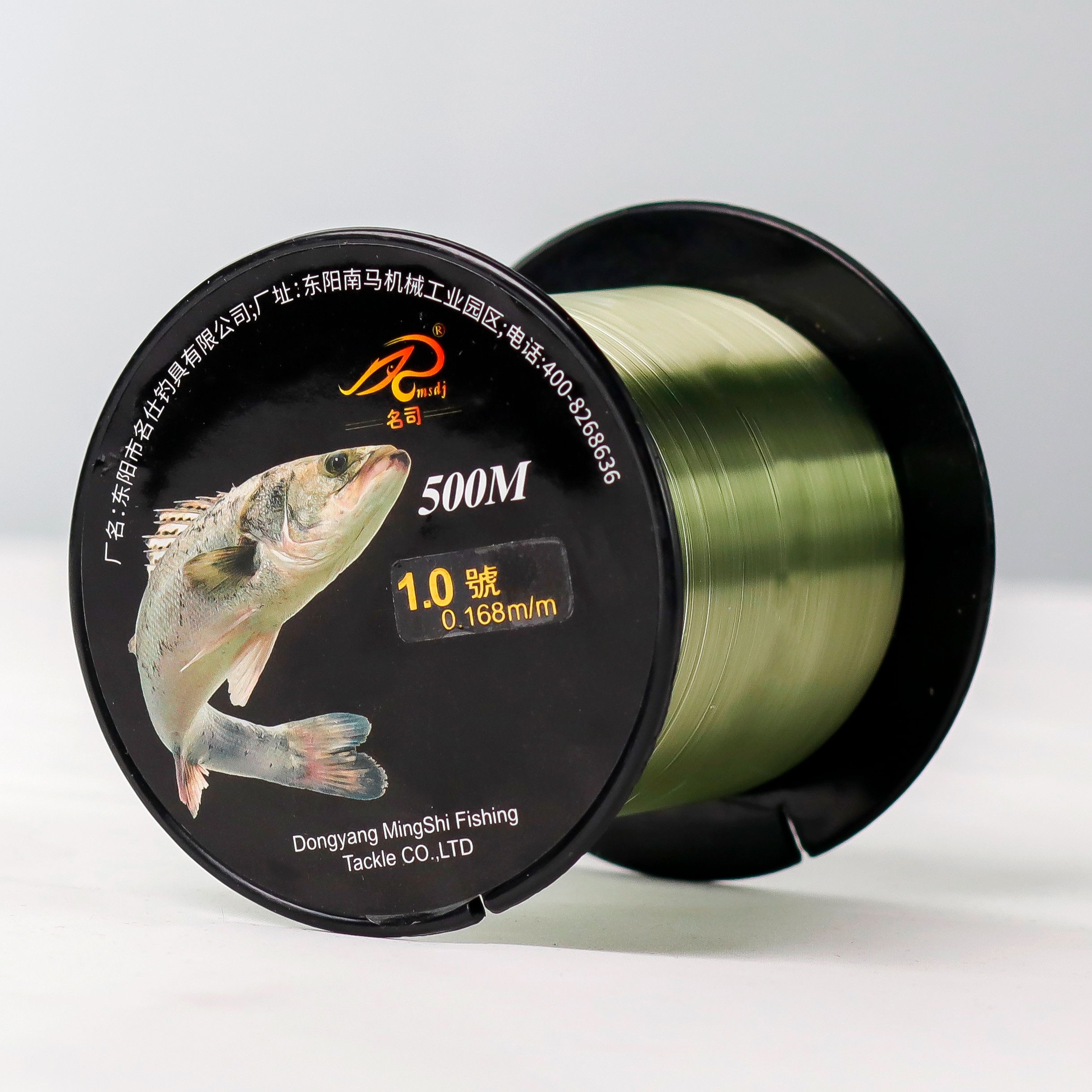 500米TEC尼龙原丝手竿台钓黑坑竞技超远投巨物线海竿线鱼线