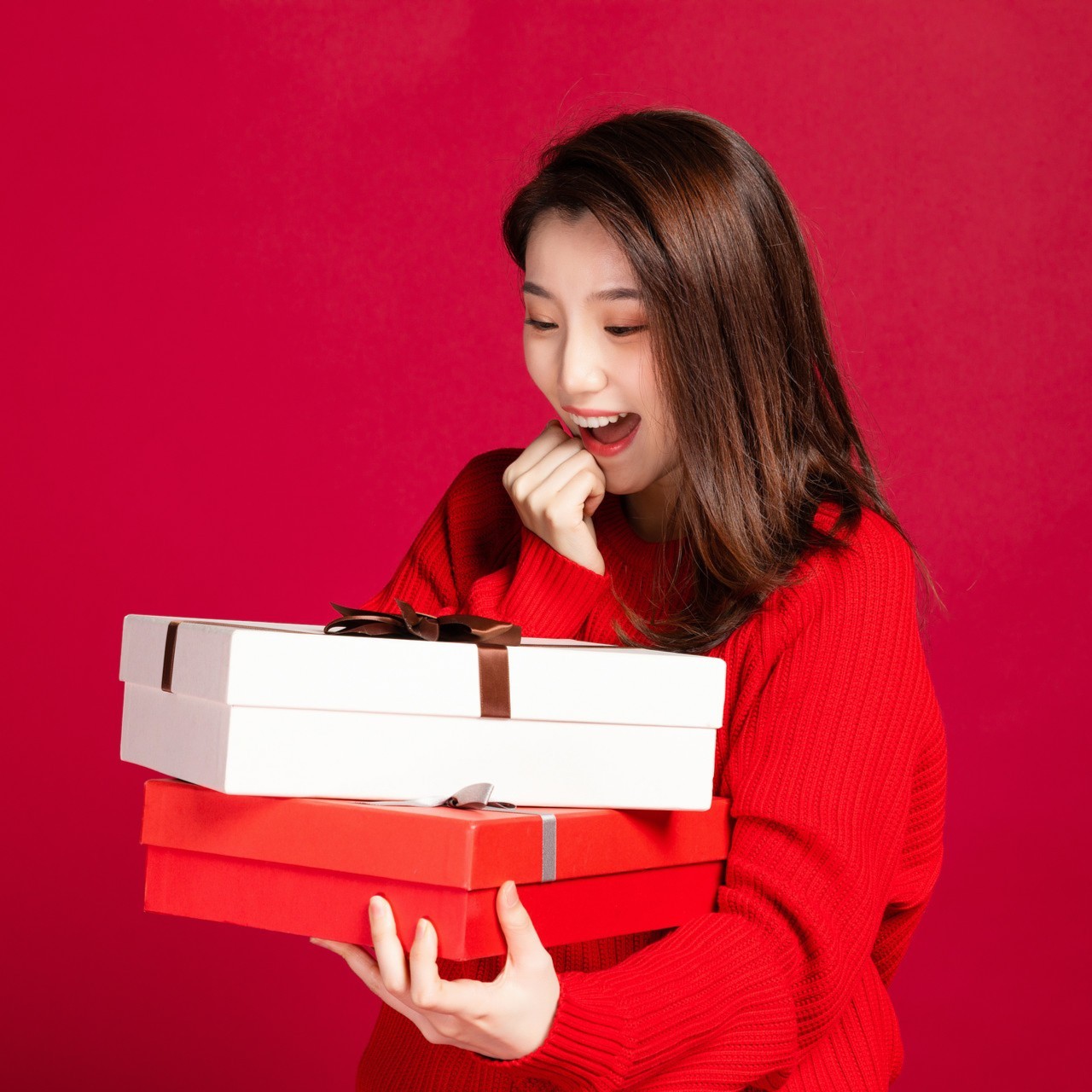 【顾文婷直播间衣服礼物】卷裤 衣服礼物会员盒 A-500-Y1124403