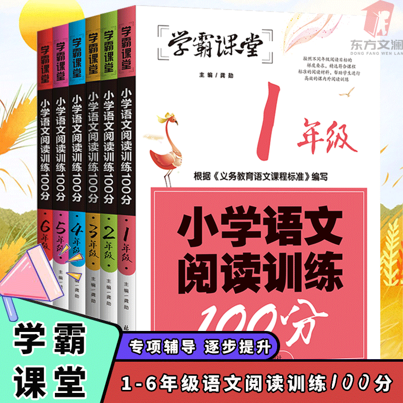 【东方文澜】学霸课堂小学语文阅读训练100分一二三四五六年级书