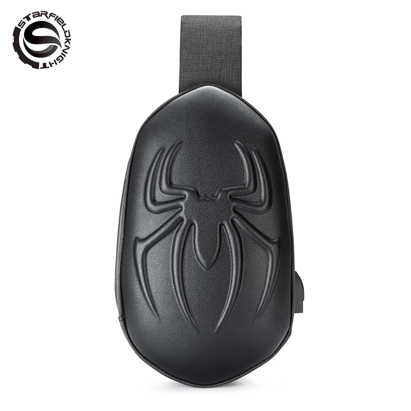 星空骑士摩托车骑行背包男包户外手机包机车斜跨单肩包多功能腰包