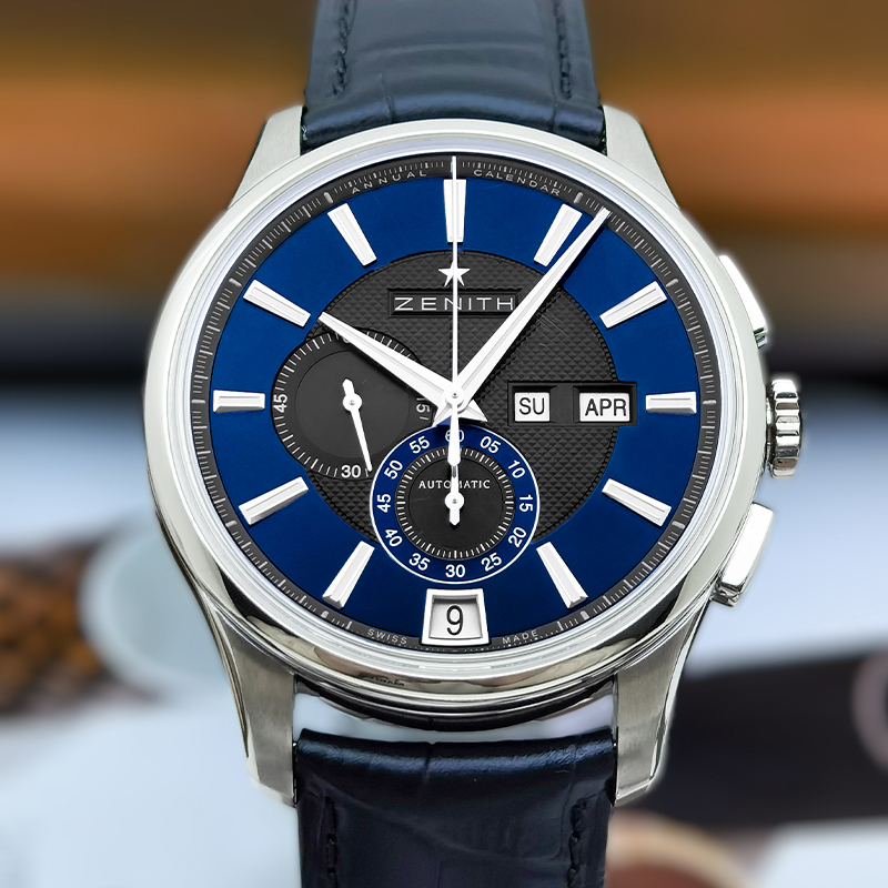 95新 Zenith/真力时 EL PRIMERO/自动机械/表径42mm男表蓝色名表