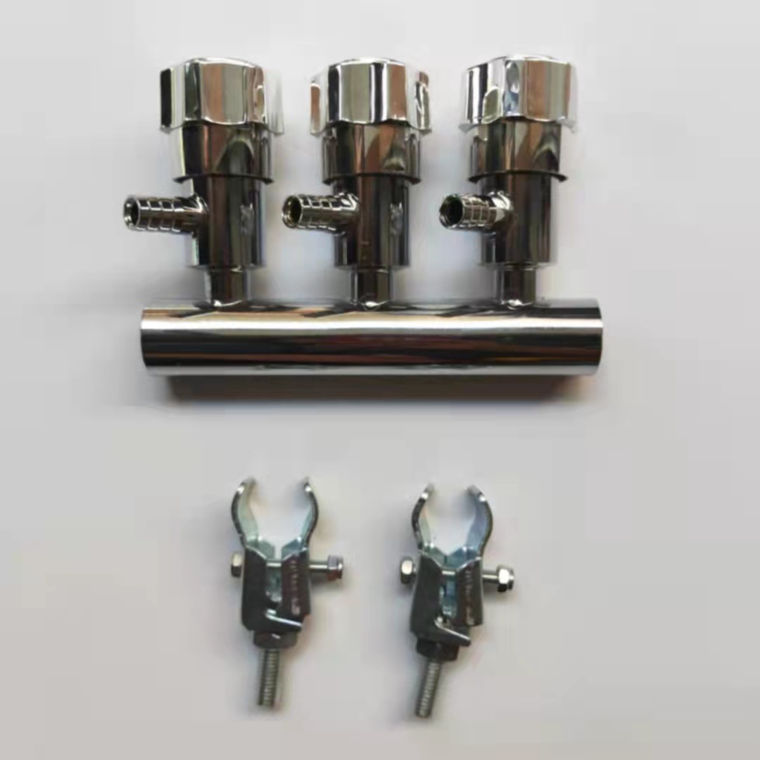 汽车放水分水器总成铜开关五通货车淋水分水器开关五通总成