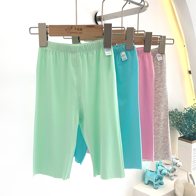 8832随心裁九分裤夏季家居宝宝中大童薄款甩甩裤
