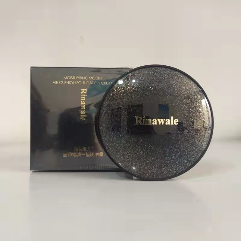 康婷瑞倪维儿莹润修颜气垫粉底霜遮瑕提亮肤色BB霜自然丝柔轻盈持