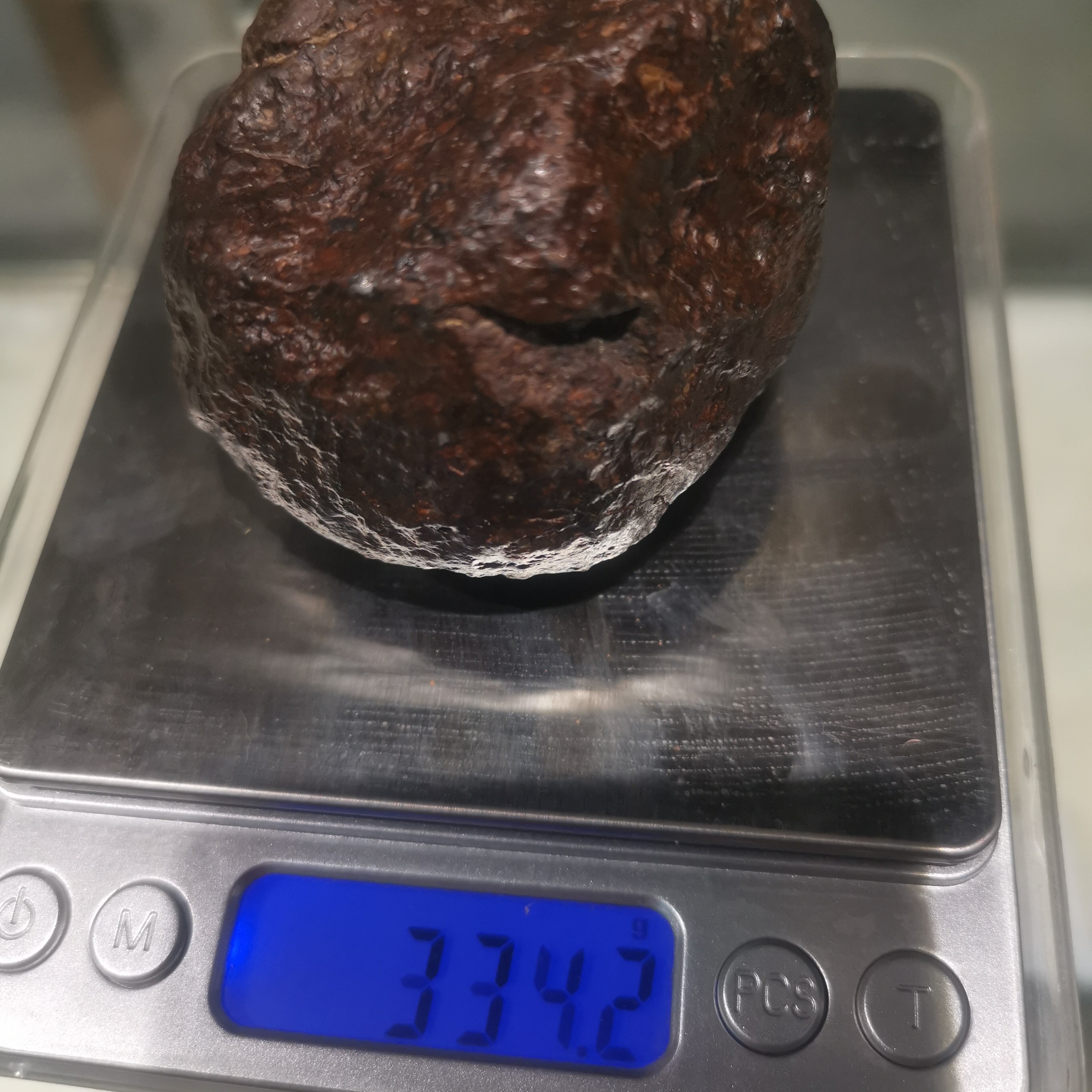 西北非石陨石标本 富含铁镍金属