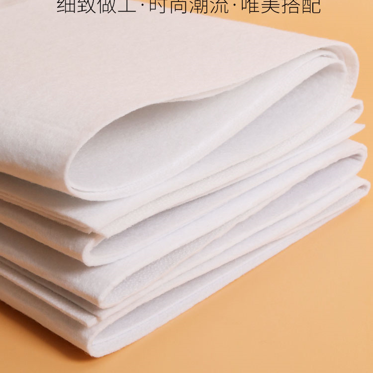 单面带胶自粘铺棉加厚辅棉DIY服装包包内衬紧致口金拼布80-400克