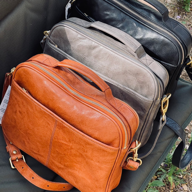 【31*22*8】0.9本哥皮具 真皮男士单肩包头层牛皮通勤斜挎包