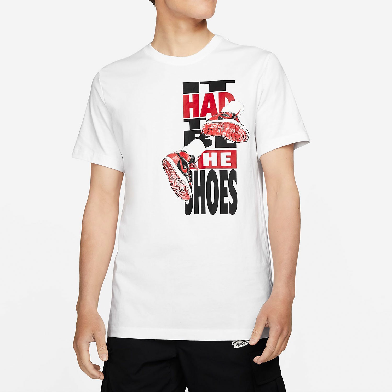 Nike/耐克官方正品JORDAN "THE SHOES"男子宽松运动T恤DH8954-100