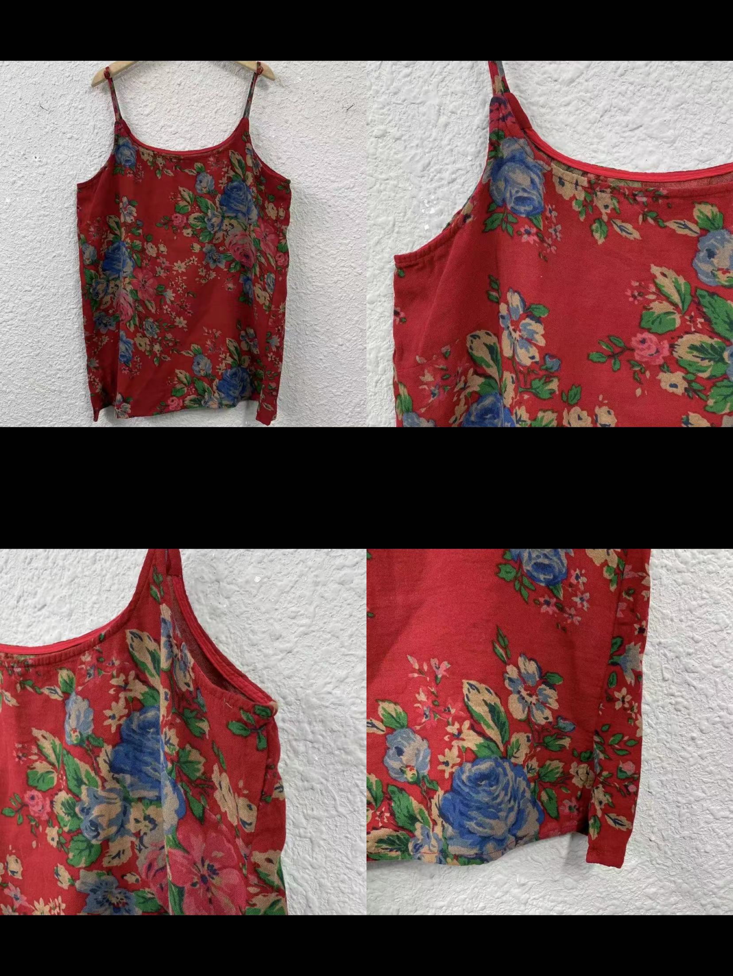 复古红花吊带（150斤以内）