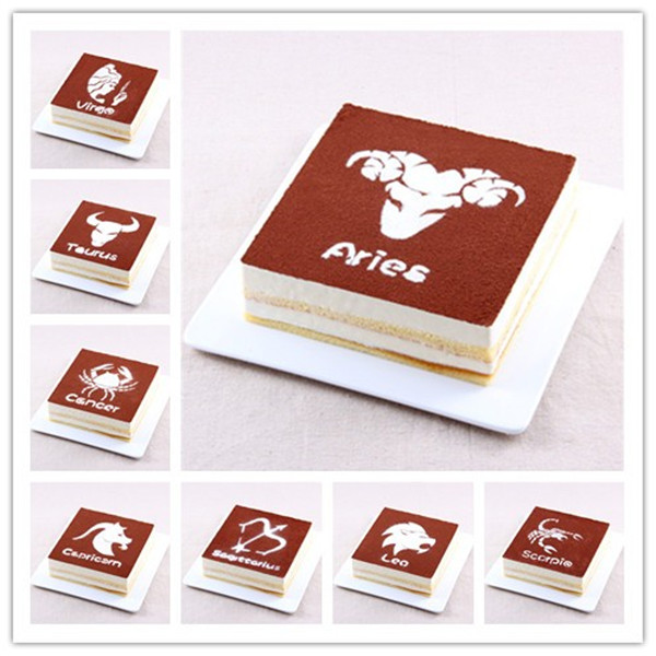 创意提拉米苏星座生日蛋糕白羊金牛双子十二星座蛋糕全国同城配送