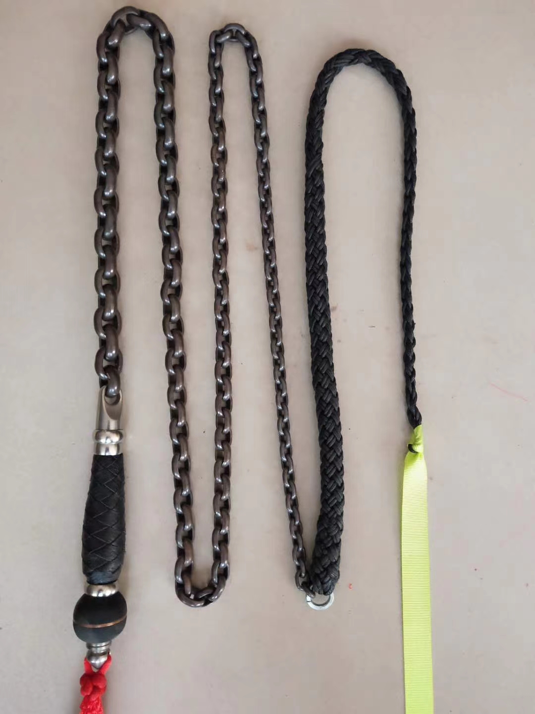 炫彩合金钢健身鞭