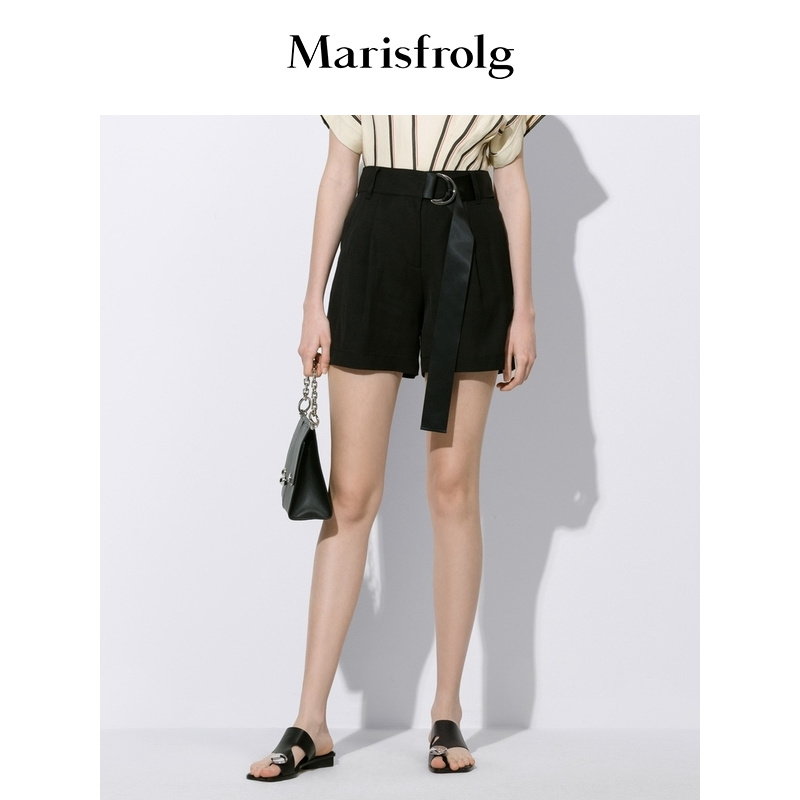 【米儿精选】Marisfrolg玛丝菲尔夏季休闲时尚宽松裤子A1AY27115