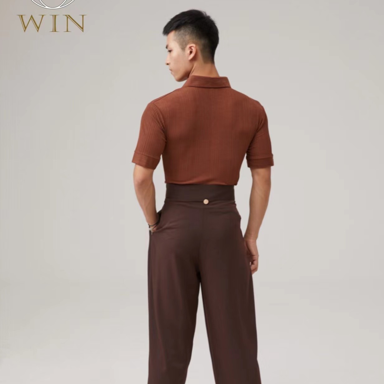 WIN定制男款高腰裤健身百搭舒适经典2025潮款跳舞四季舞蹈用品