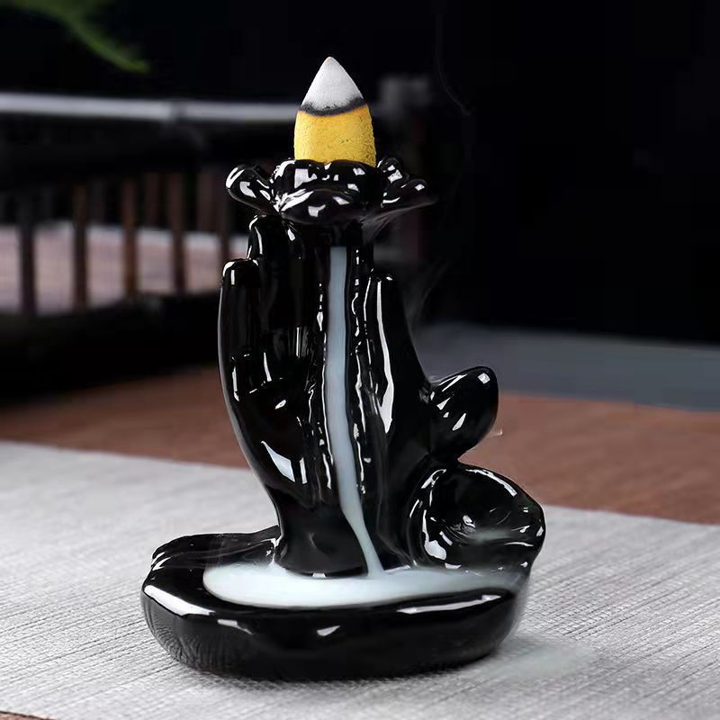 轶香轶缘佛手倒流香炉男士专蓝风铃香薰