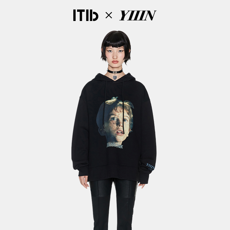 【粉丝福利】ITIB×YIIIN侏罗纪公园联名款卫衣女I213WYG004