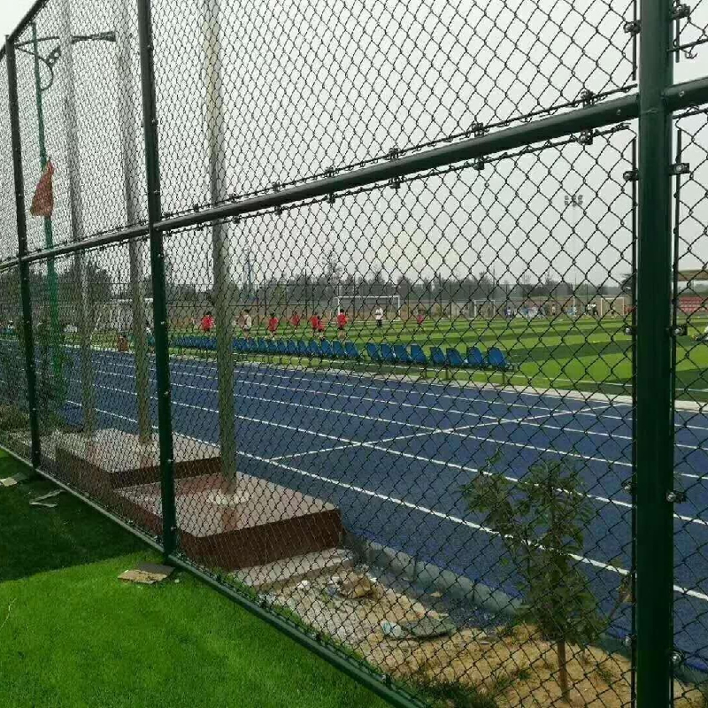 球场围栏网学校运动体育操场足篮网羽毛球笼式围网菱形勾花护栏网