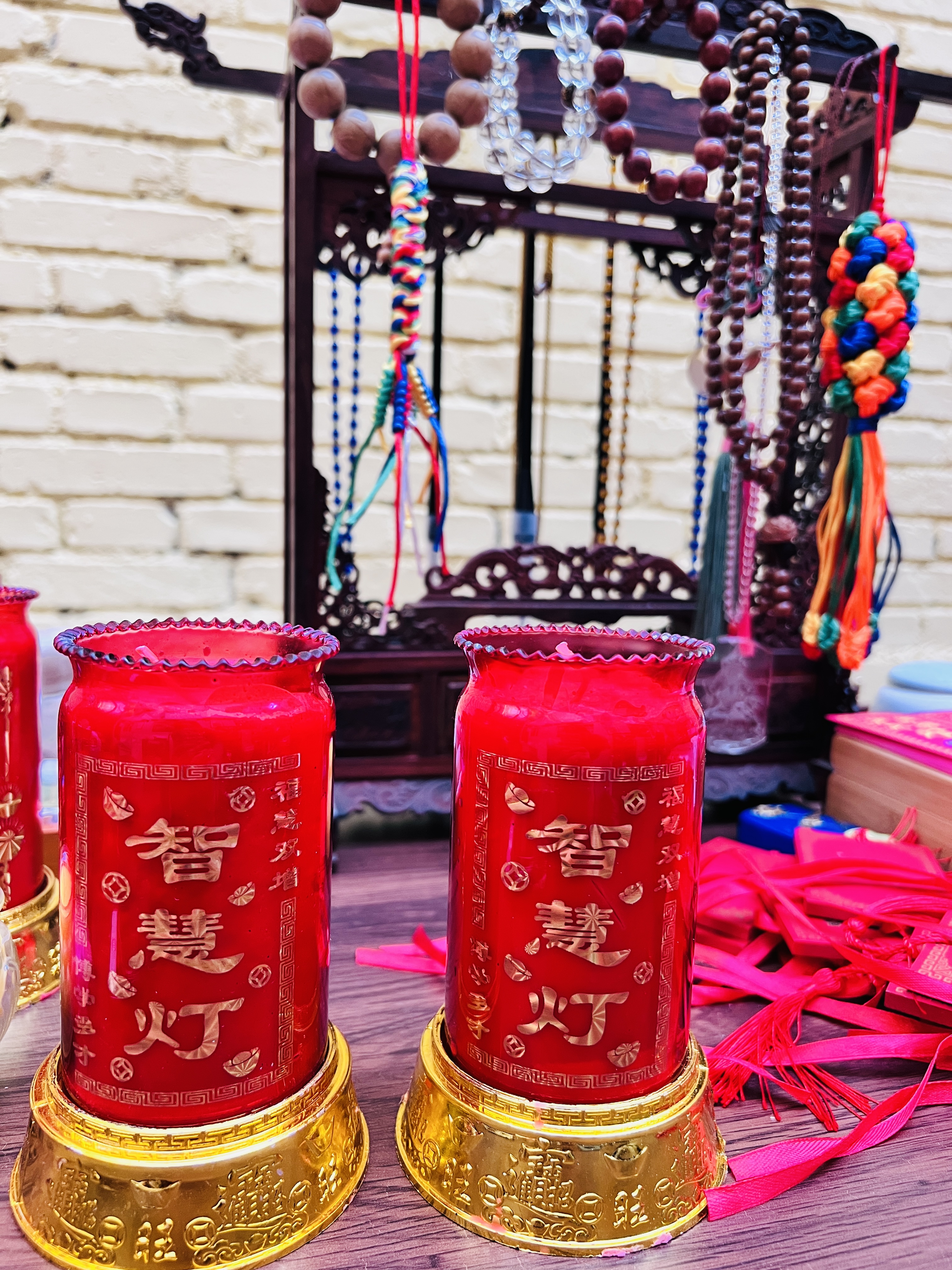 五台山祈福智慧灯春节过年蜡烛红蜡烛过年家用蜡烛红色拜神用品