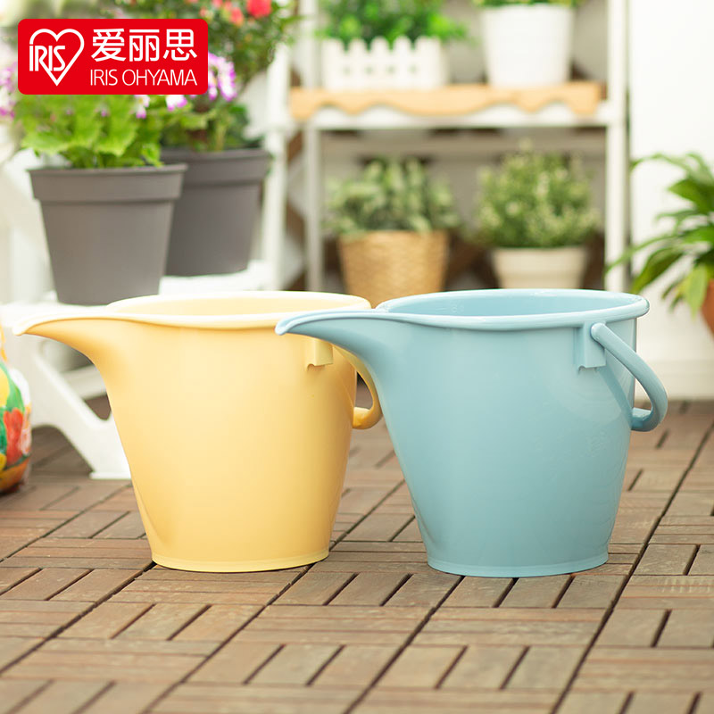 爱丽思家用刻度桶加厚施肥塑料带刻度浇水桶储水桶园艺长嘴浇花壶
