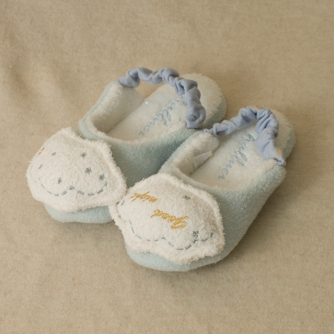 Halluci朵云软绵绵拖鞋跟脚松紧带懒人鞋防滑软底冬季保暖秋冬