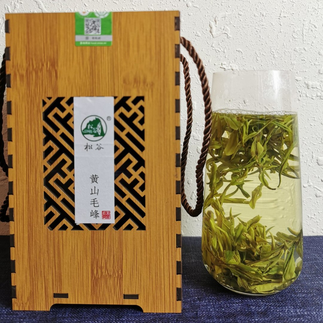 SONGGUTEA/松谷绿茶黄山毛峰100g特级三等有机茶核心产区