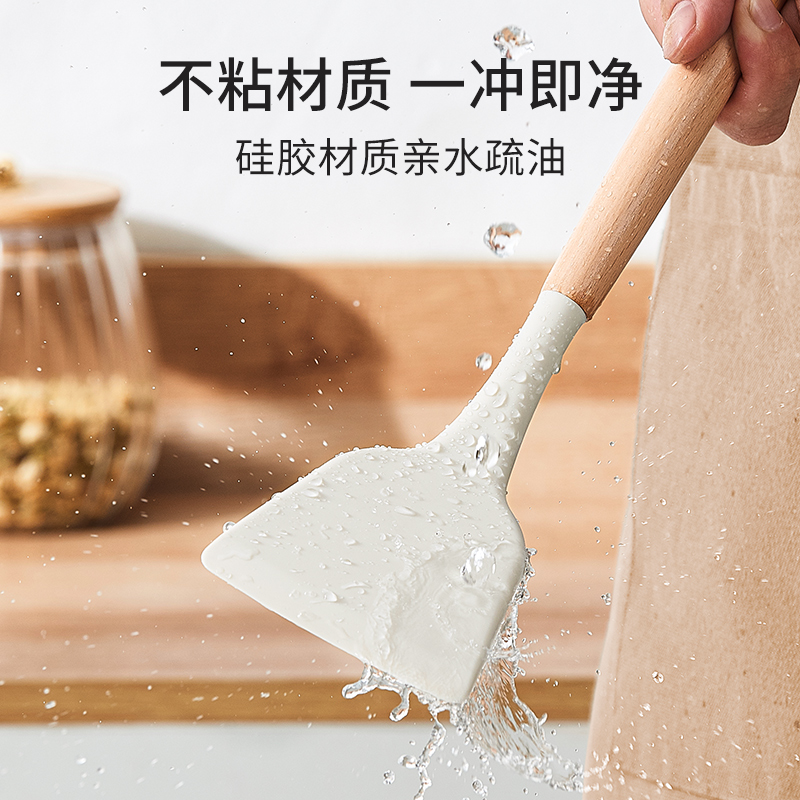 厨房好物家用耐高温铲饭专用硅胶铲不伤锅菜铲炒铲厨房用锅铲勺