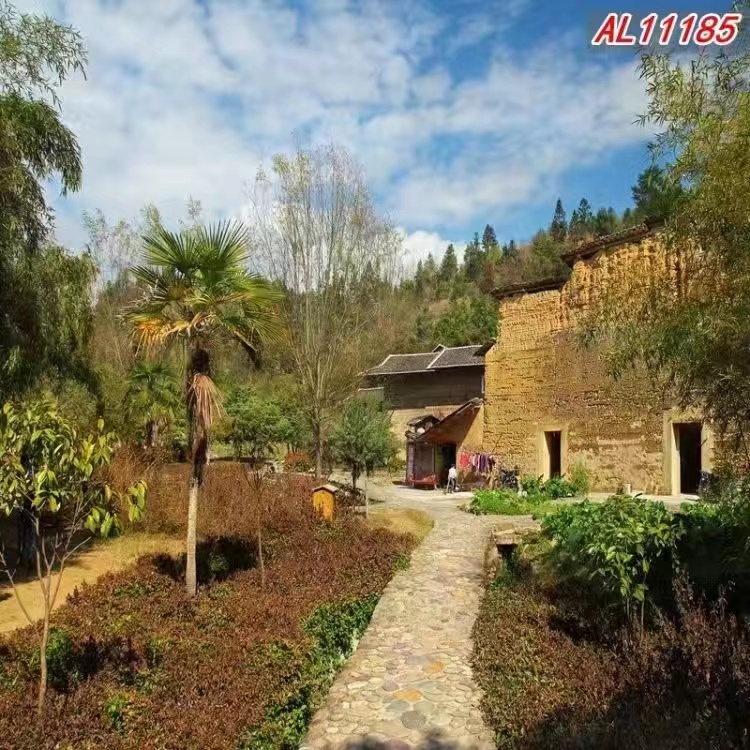 【乔一推荐】新款3d农村户外直播背景网红推荐墙布