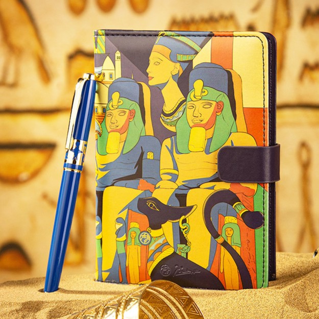 毕加索5523环球之旅（埃及）钢笔笔记本礼盒男士商务办公免费刻字