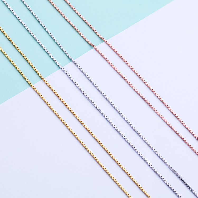 链子925银 万能盒子链