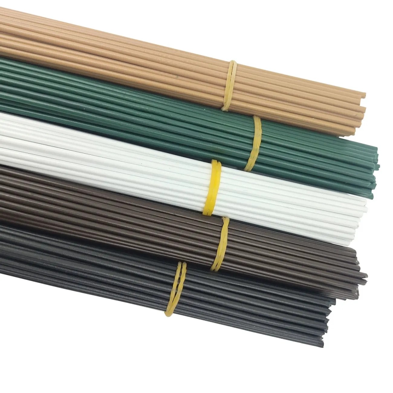 【追艺】2号花杆40cm长100根手工DIY玫瑰花铁丝仿真花枝制作材料