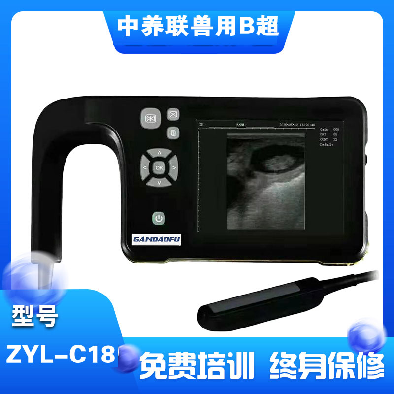 兽用B超机牛羊测孕仪母猪用高清彩色b超检孕仪畜牧用便携