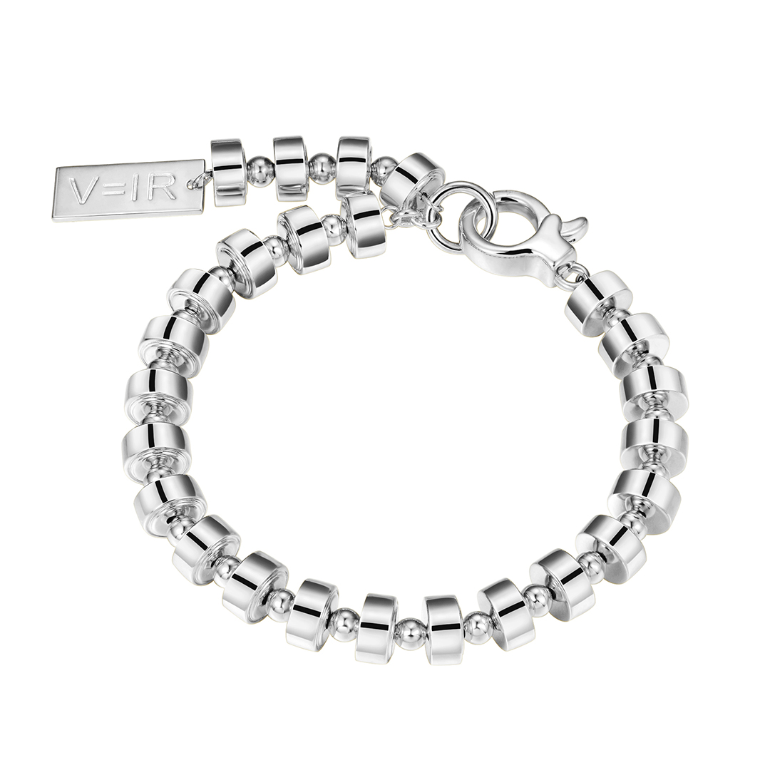 APORRO 铜合金手链 LR44 NO.1纽扣电池手链 时尚个性潮流素款小众