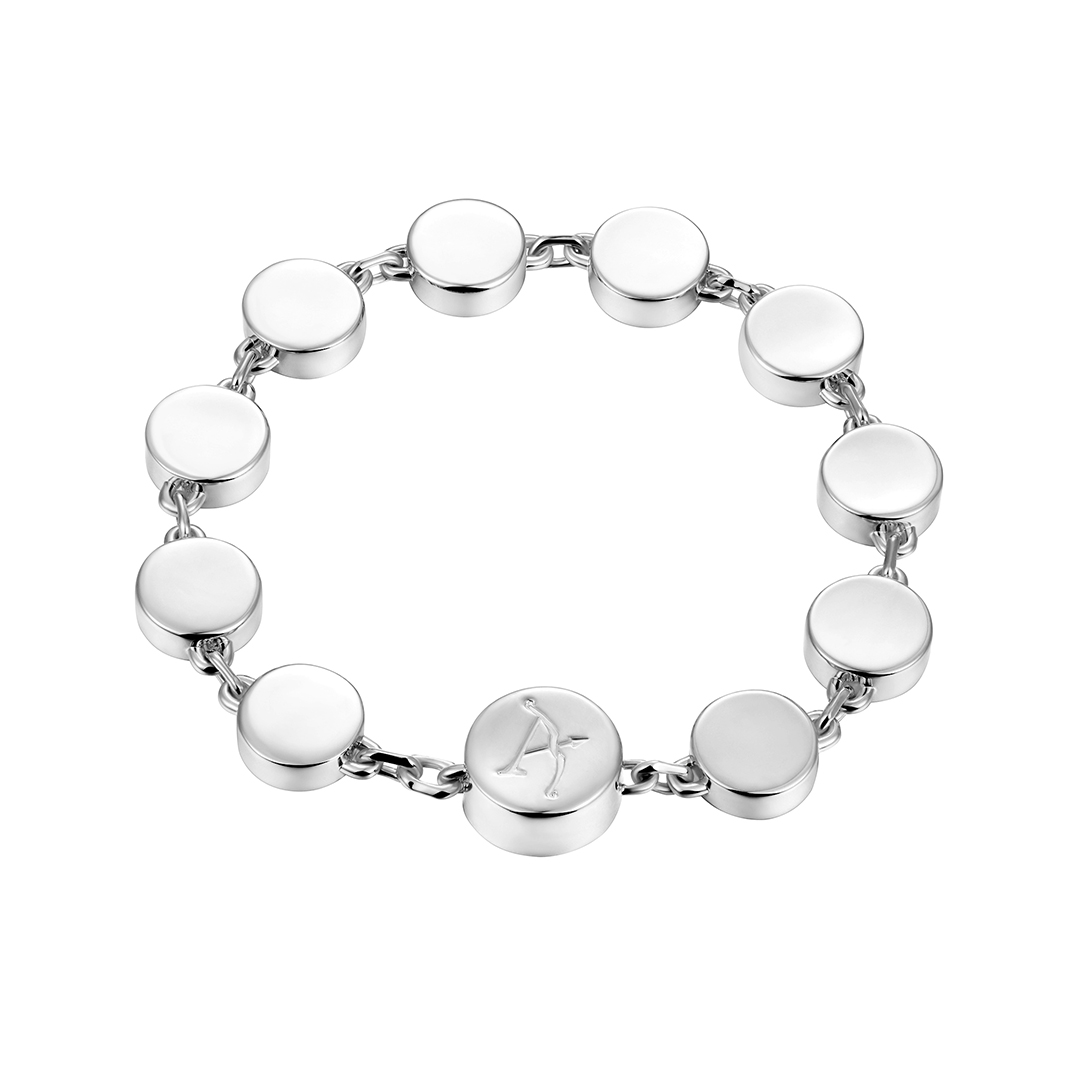 APORRO 铜合金手链 LR44 NO.2手链 欧美ins设计师款手链简约百搭