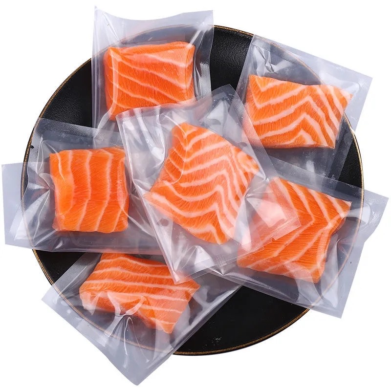 新鲜三文鱼宝宝辅食块400克后半段瘦的部位顺丰陆运包邮