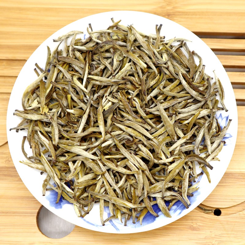 【十窨精针】茉莉花茶白毫银针 茉莉金芽盒装福建银针原料