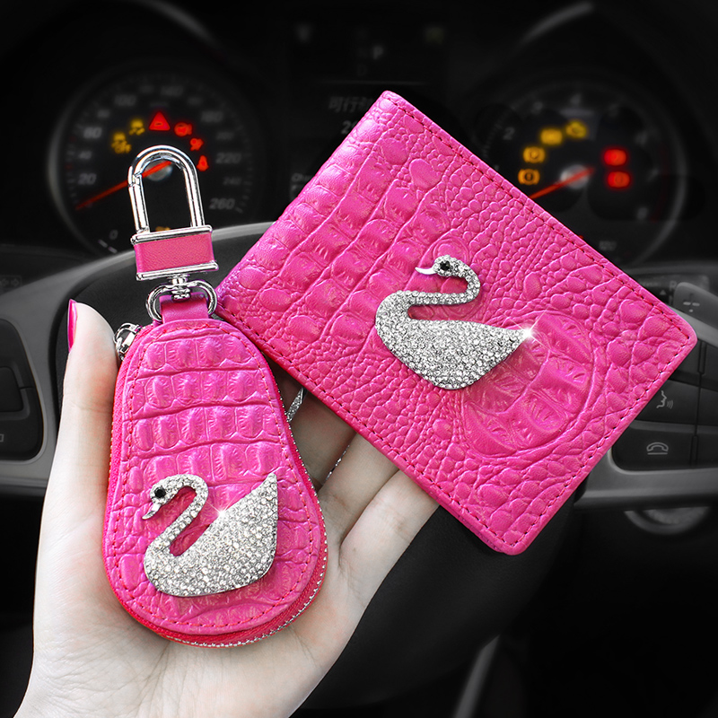 汽车驾驶证皮套女可爱驾照夹机动车行驶证皮套一体包二合一证件包