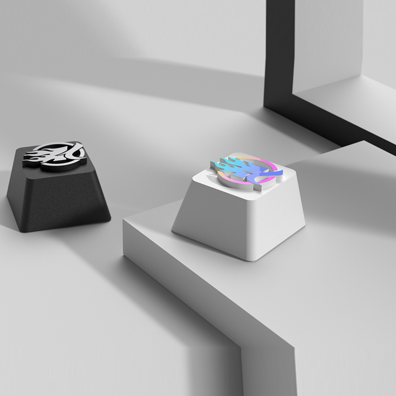 凯酷（keycool) 金属键帽 定制键帽 ESC键帽替换机械键盘金属键帽