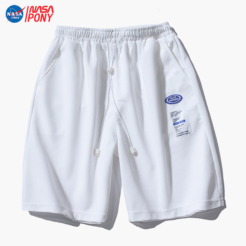 【陈勋奇推荐】NASA线上联名2022夏季华夫格情侣潮牌五分裤JR8400
