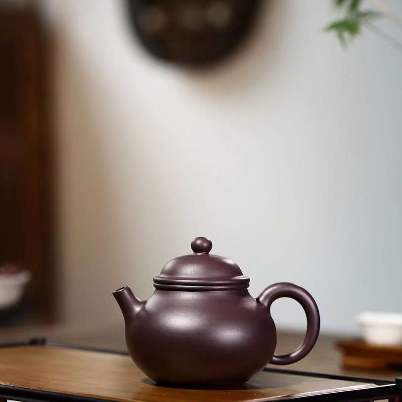 宜兴紫砂壶全手工茶壶办公家用功夫茶具容天壶原矿紫泥泡茶壶