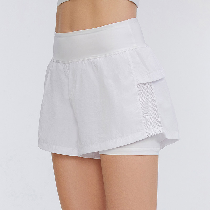 SMOEDOD/水沐伊朵假两件防走光透气吸湿户外跑步健身运动短裤6229