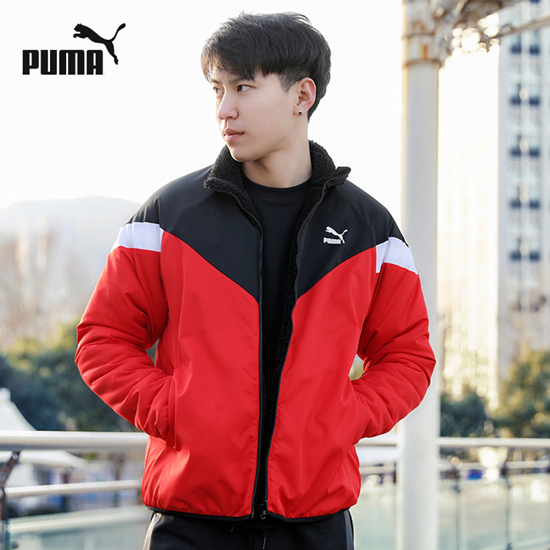 PUMA/彪马男装 22春冬季新款双面穿透气休闲立领外套|530028-11