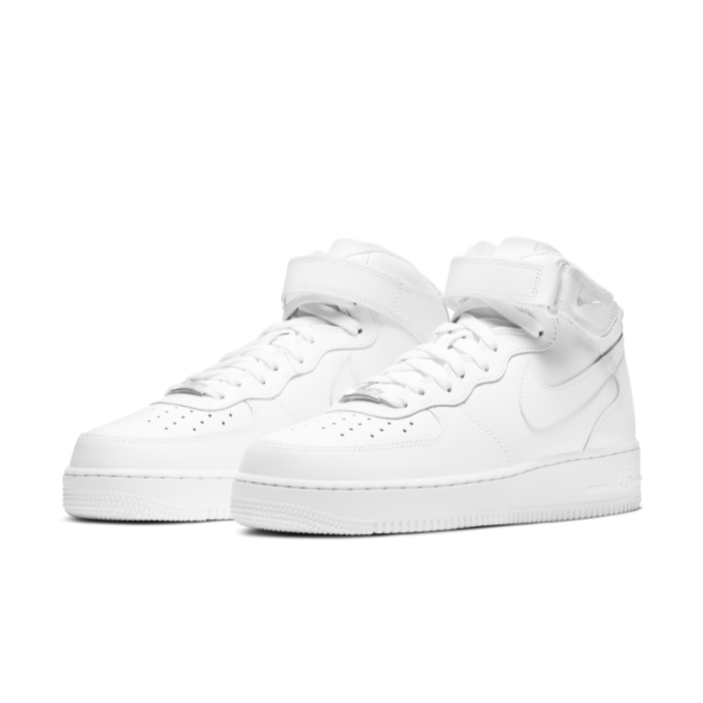 Nike/耐克男鞋高帮AIR FORCE1经典白色空军一号板鞋CW2289111