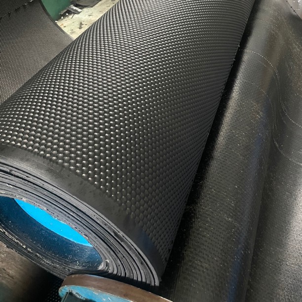 2米宽珍珠纹输送带三层线7毫米厚铺地面输送带防滑耐磨传送带胶垫