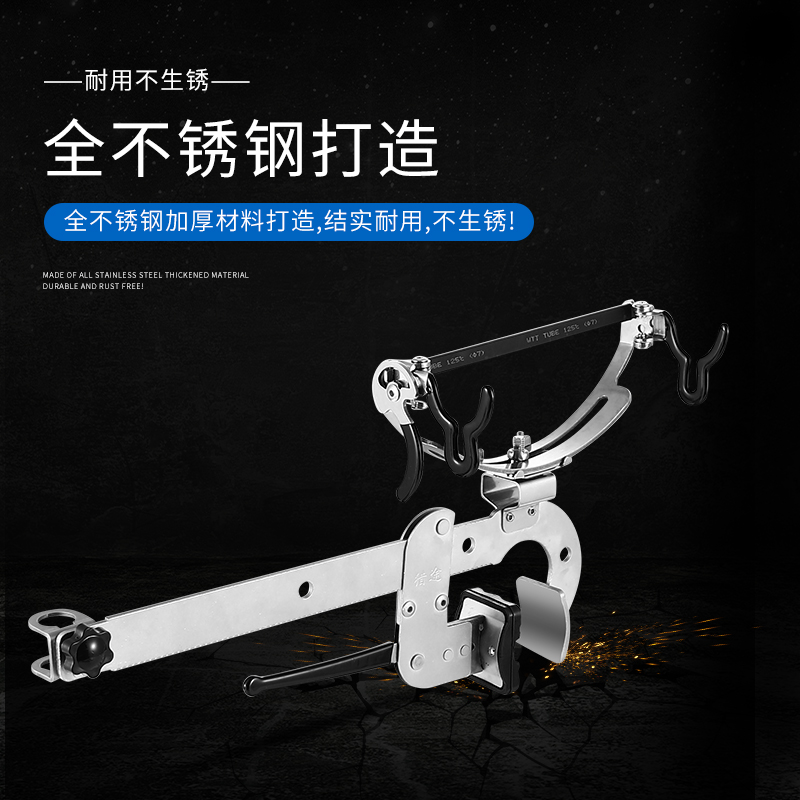 猎途新款水滴轮支架桥钓筏钓纺车轮单双头万向炮台架杆船钓筏竿架