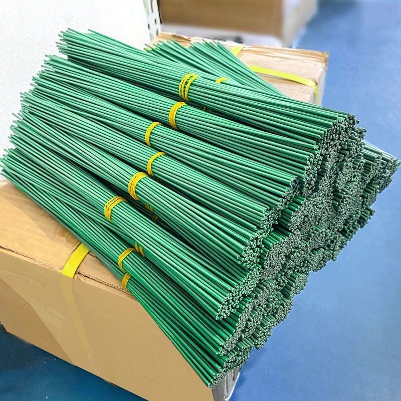 40厘米长花杆批发手工DIY制作编框玫瑰假花杆2号胶包花杆