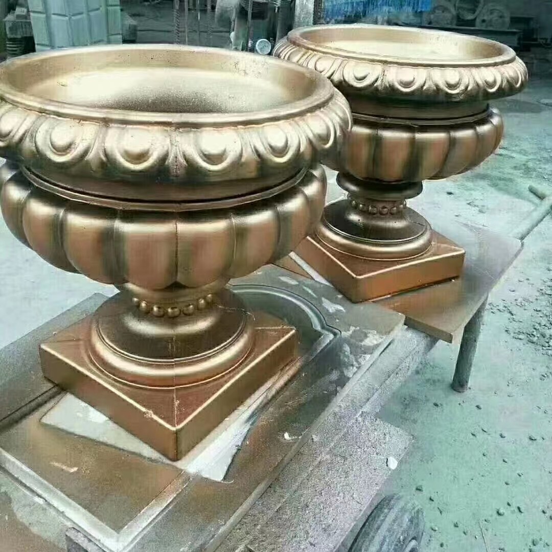 自制水泥花盆圆形长四方型六八角花盆模具塑料模型厂家直销