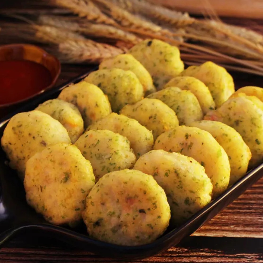 海苔虾仁饼 250克/包 速冻油炸速食半成品小吃