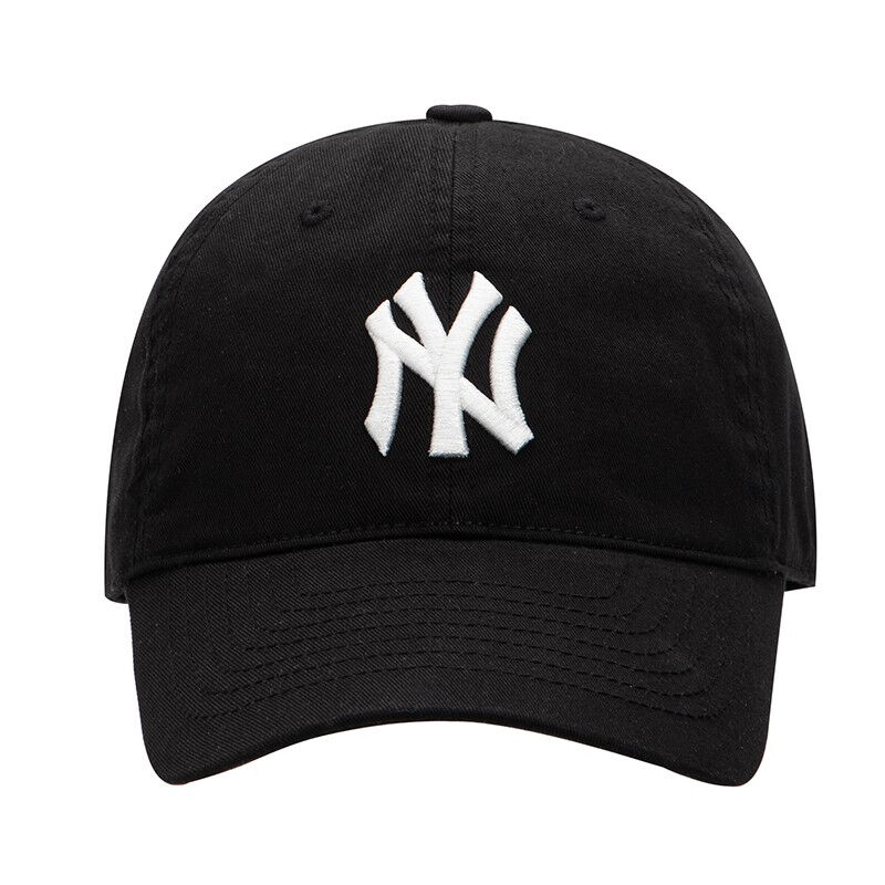 MLB男女情侣四季软顶复古棒球帽3ACP6601N-50BKS